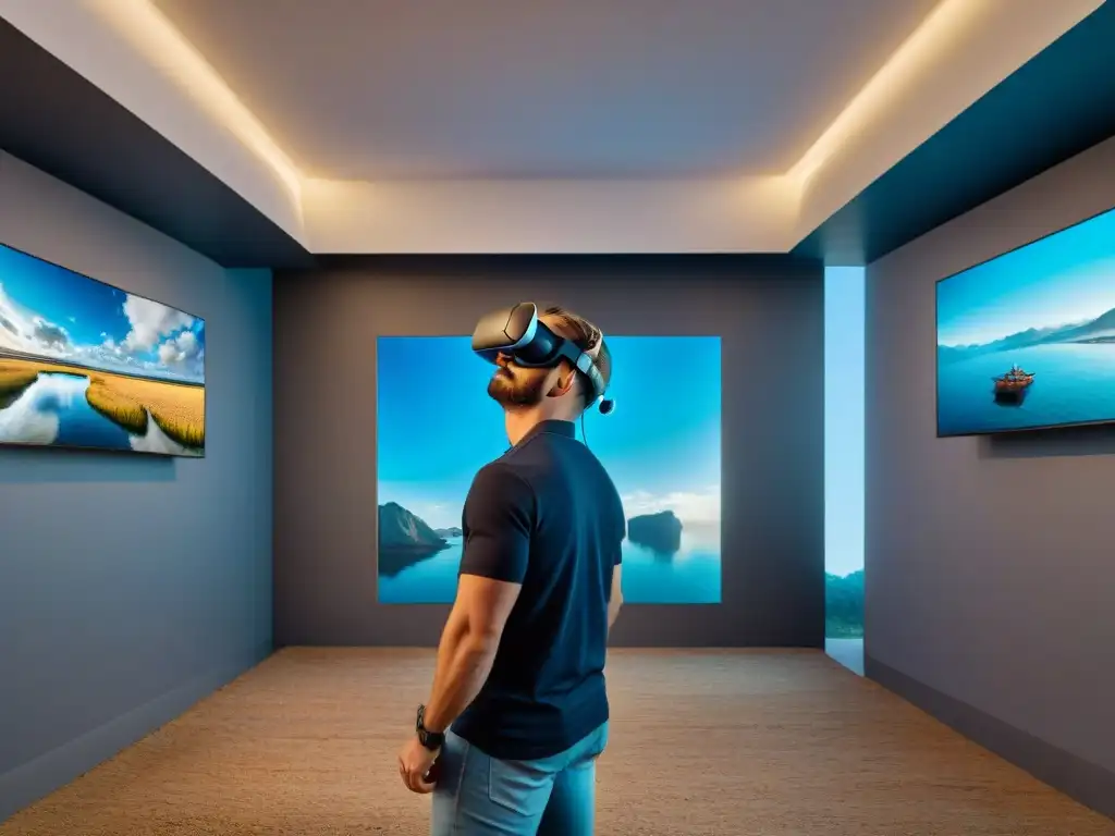 Exposición de arte contemporáneo en realidad virtual en Uruguay que fusiona tradición y modernidad