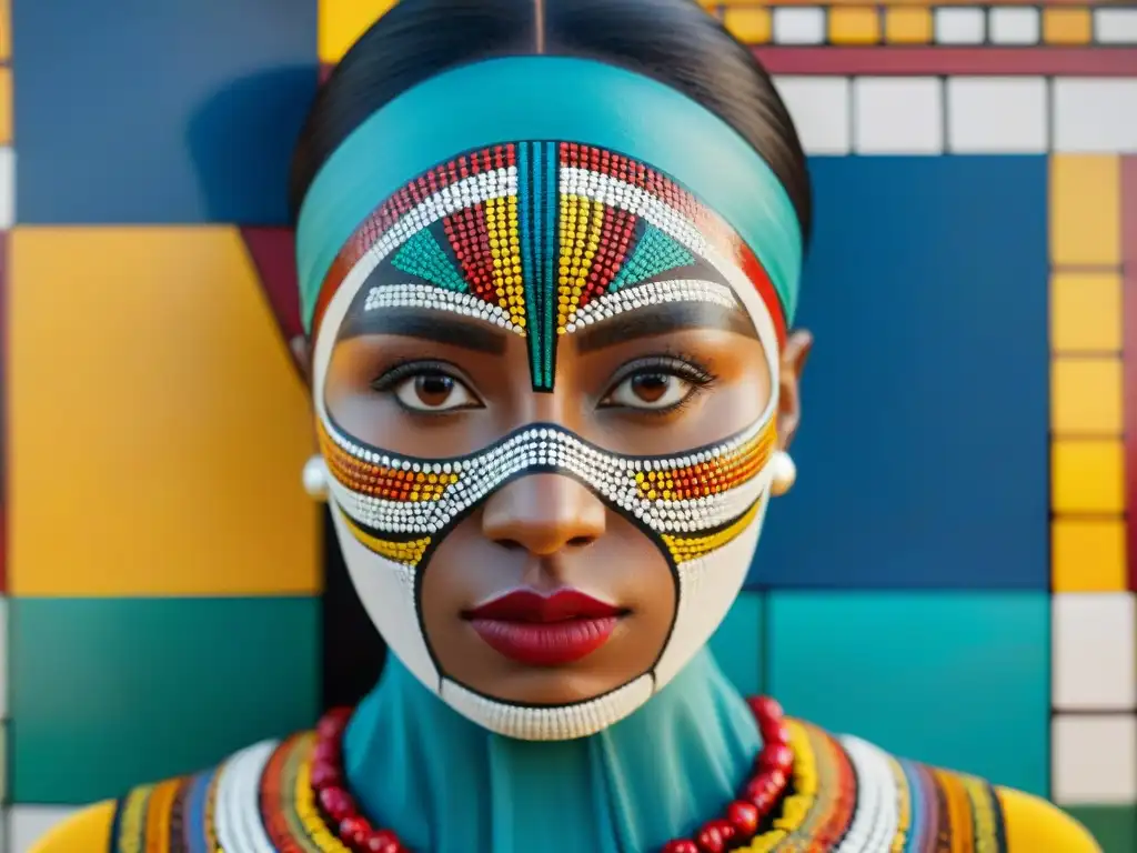 Arte contemporáneo uruguayo afrouruguayo reconocimiento: mosaico vibrante fusiona culturas africanas y uruguayas en una obra de arte única