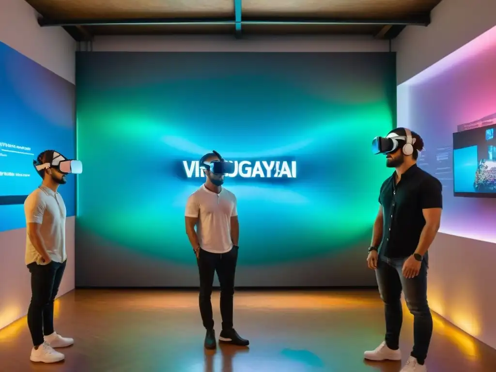 Arte digital Uruguay: Galerías virtuales con instalaciones futuristas y neon