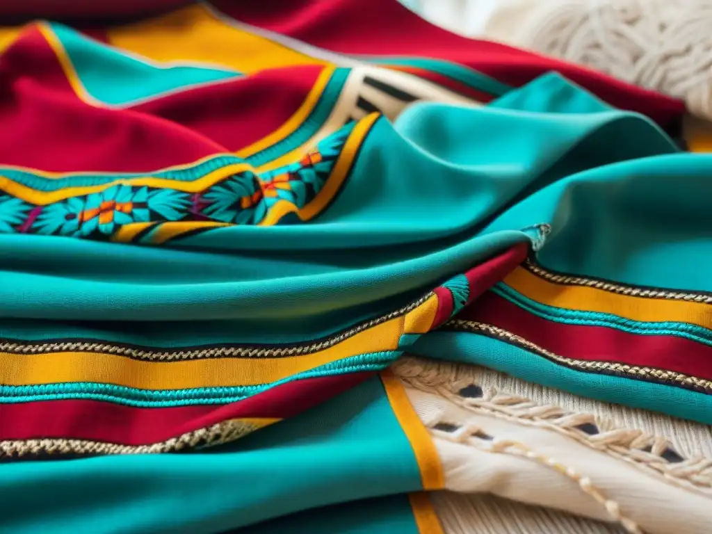 Arte textil uruguayo innovación tradición: Una obra vibrante que fusiona técnicas tradicionales con diseño moderno en un tapiz hipnótico