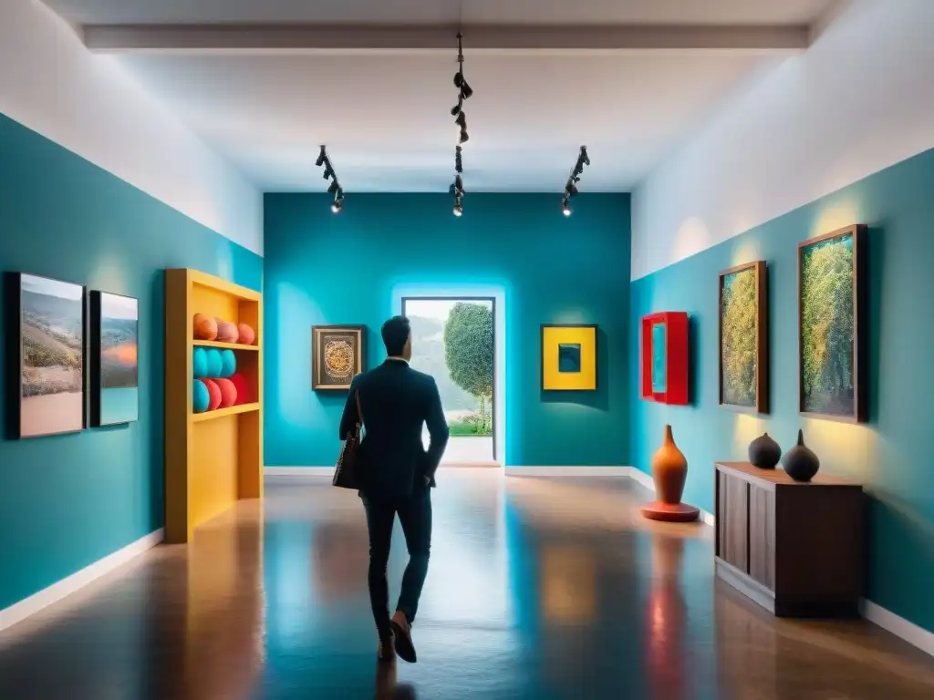 Explora la belleza del arte contemporáneo en Uruguay con esta galería llena de colores y texturas