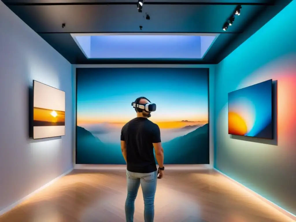 Un cautivador arte en realidad virtual en galería uruguaya contemporánea