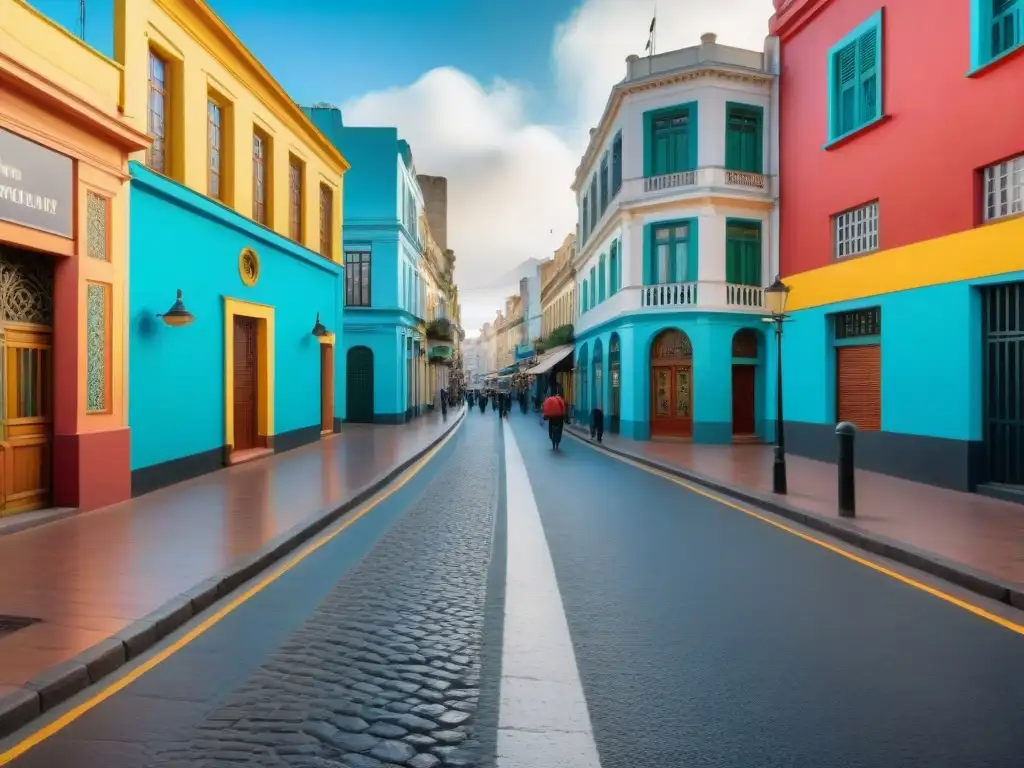 Fotografía contemporánea en Uruguay: escena urbana vibrante con diversidad cultural en Montevideo