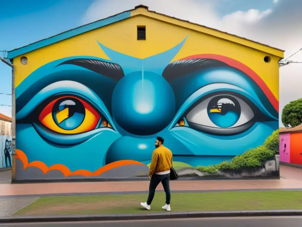 Detallado mural muestra la historia del graffiti en Uruguay, su impacto cultural y transformación a lo largo de los años