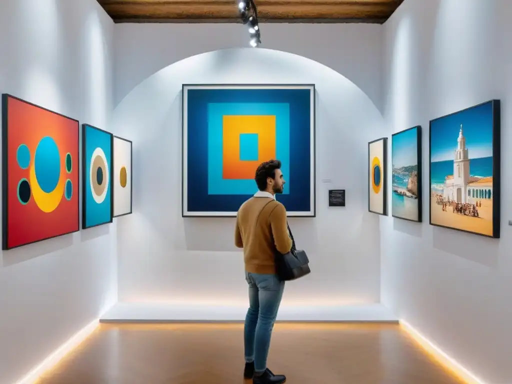 Explora la escena artística contemporánea en Uruguay a través de vibrantes obras de arte abstracto, esculturas e instalaciones multimedia innovadoras en una exposición llena de creatividad y color