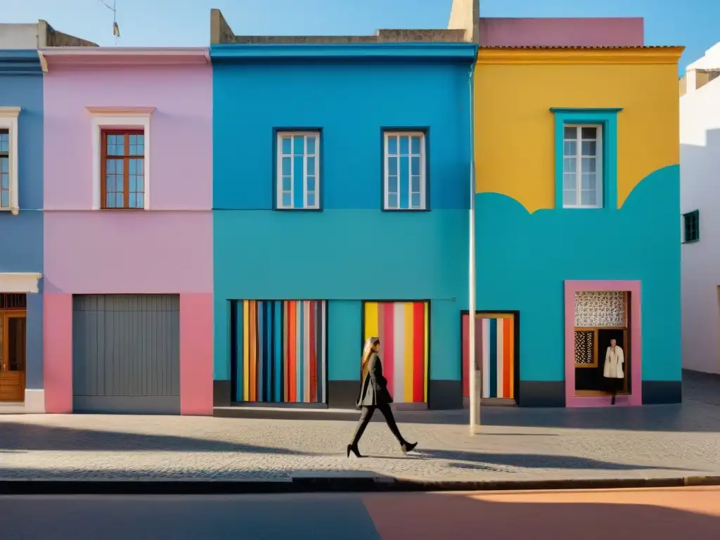 Escena vibrante en Montevideo: arte contemporáneo y moda uruguayos se fusionan en bulliciosa calle