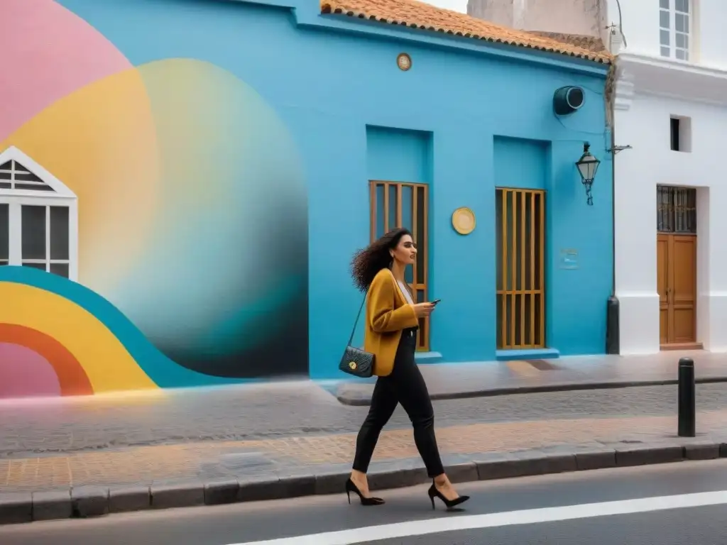 Evento de arte contemporáneo en Uruguay: murales coloridos y artistas apasionados crean una atmósfera vibrante