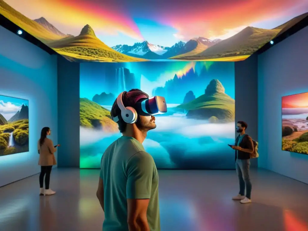 Una exhibición de arte en Realidad Virtual en Uruguay fusiona lo tradicional con lo contemporáneo en una escena vibrante e inmersiva