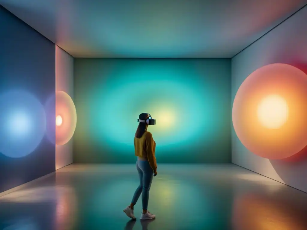 Experiencia inmersiva de arte contemporáneo en Uruguay: instalaciones artísticas en galería con tecnología y realidad virtual