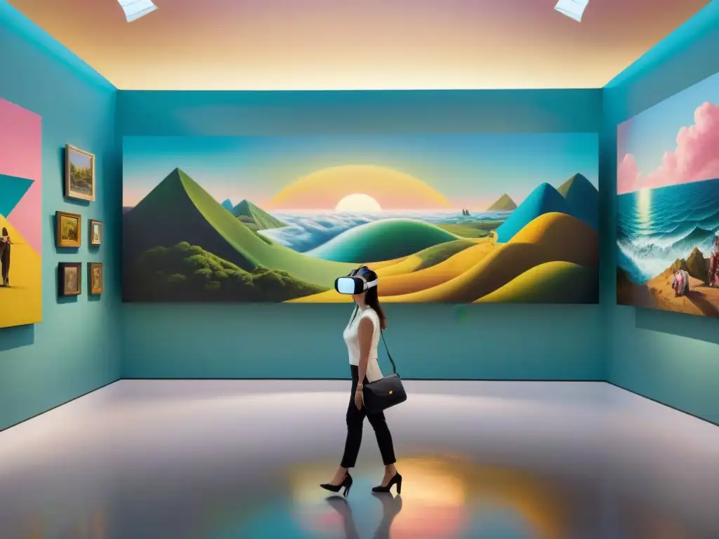 Una exposición de arte en realidad virtual en Uruguay, fusionando lo tradicional con lo contemporáneo