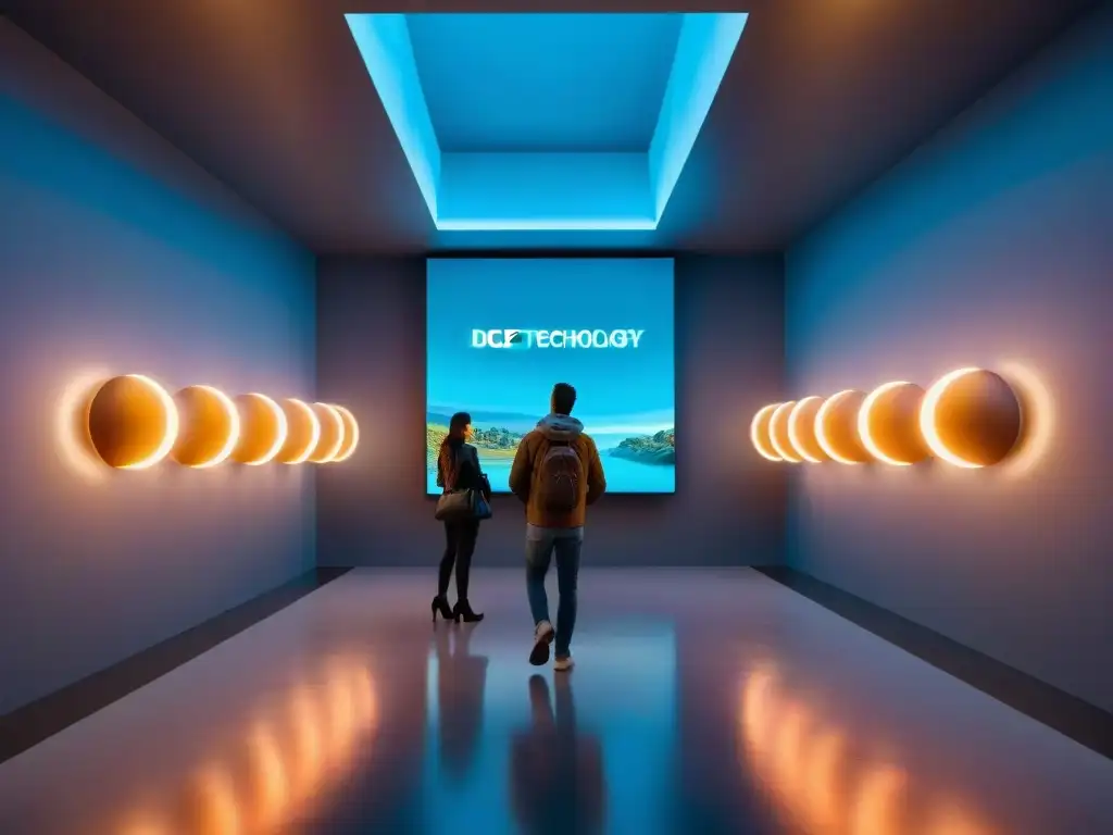Exposición futurista en Uruguay: arte tradicional y AI en armonía Fascinante exhibición de arte contemporáneo en Uruguay con Inteligencia Artificial y obras tradicionales