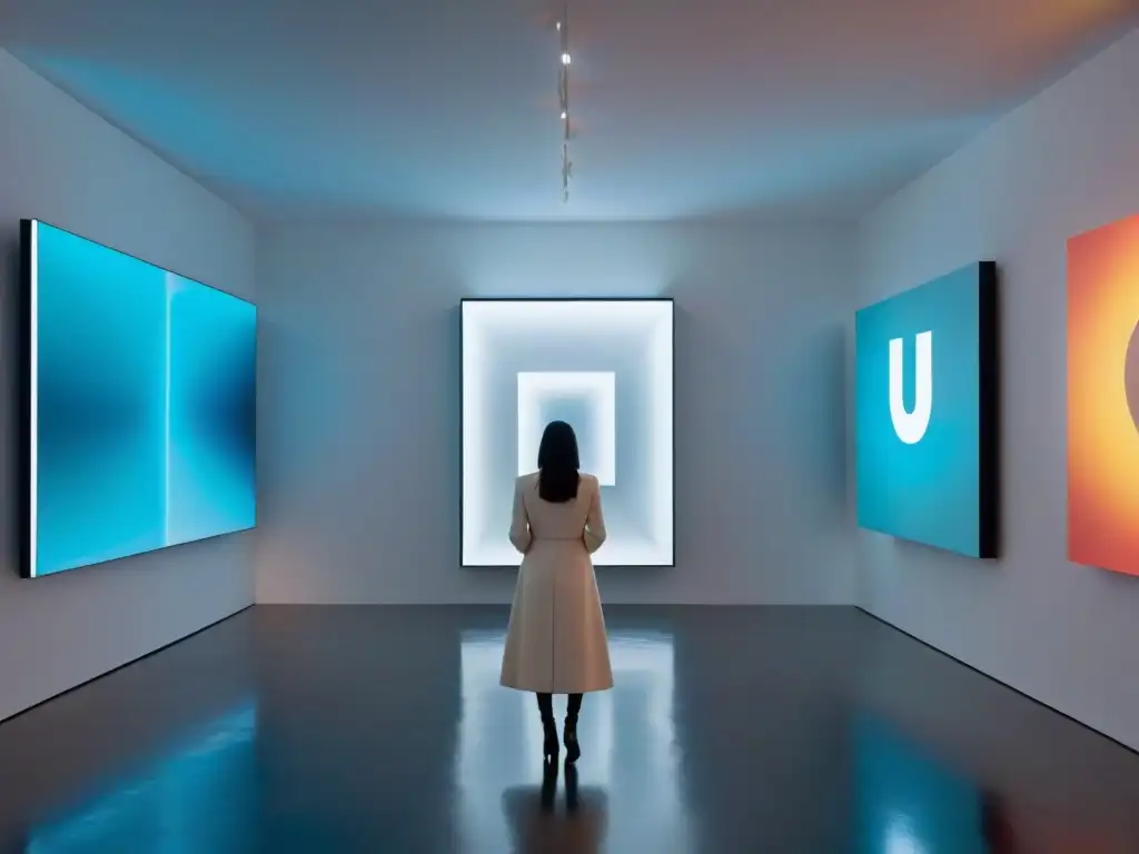 Fascinante instalación de arte futurista en galería de arte contemporáneo en Uruguay