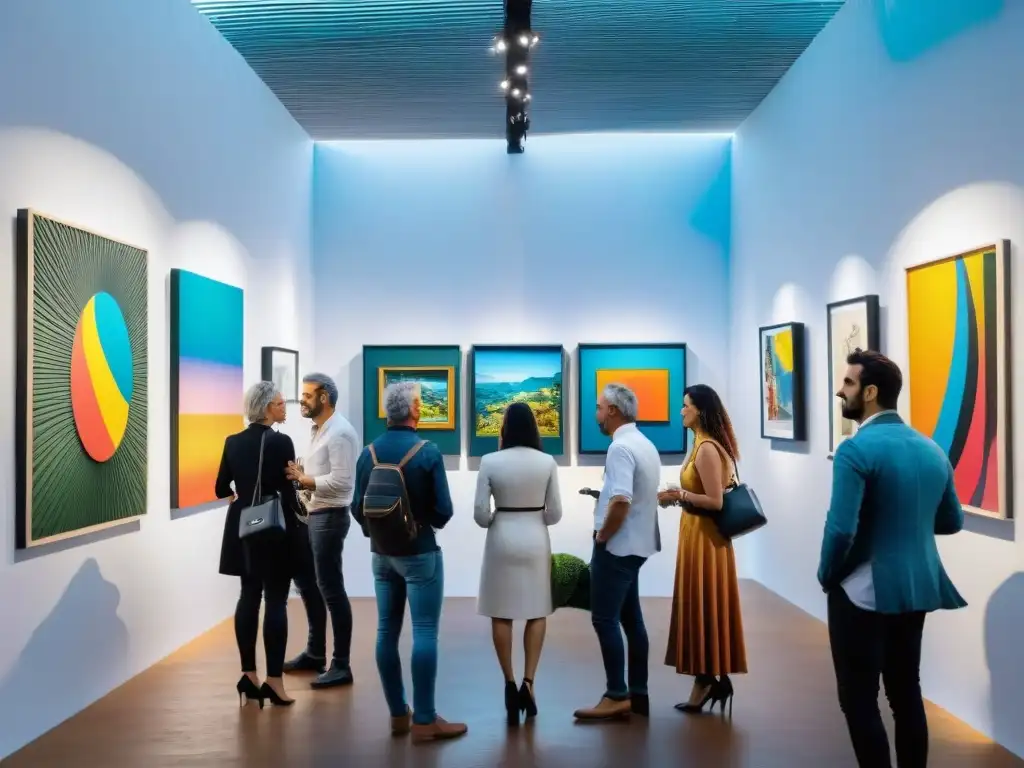 Una feria de arte vibrante y bulliciosa en Uruguay con obras contemporáneas de artistas locales e internacionales