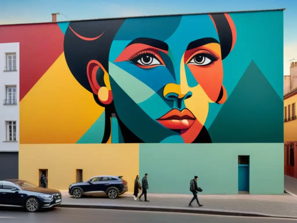 Un grupo diverso de artistas uruguayos colabora en un mural vibrante, celebrando la inclusión en el arte uruguayo