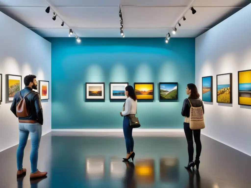 Explora el impacto cultural del arte contemporáneo en Uruguay, en una vibrante galería de arte llena de color y creatividad