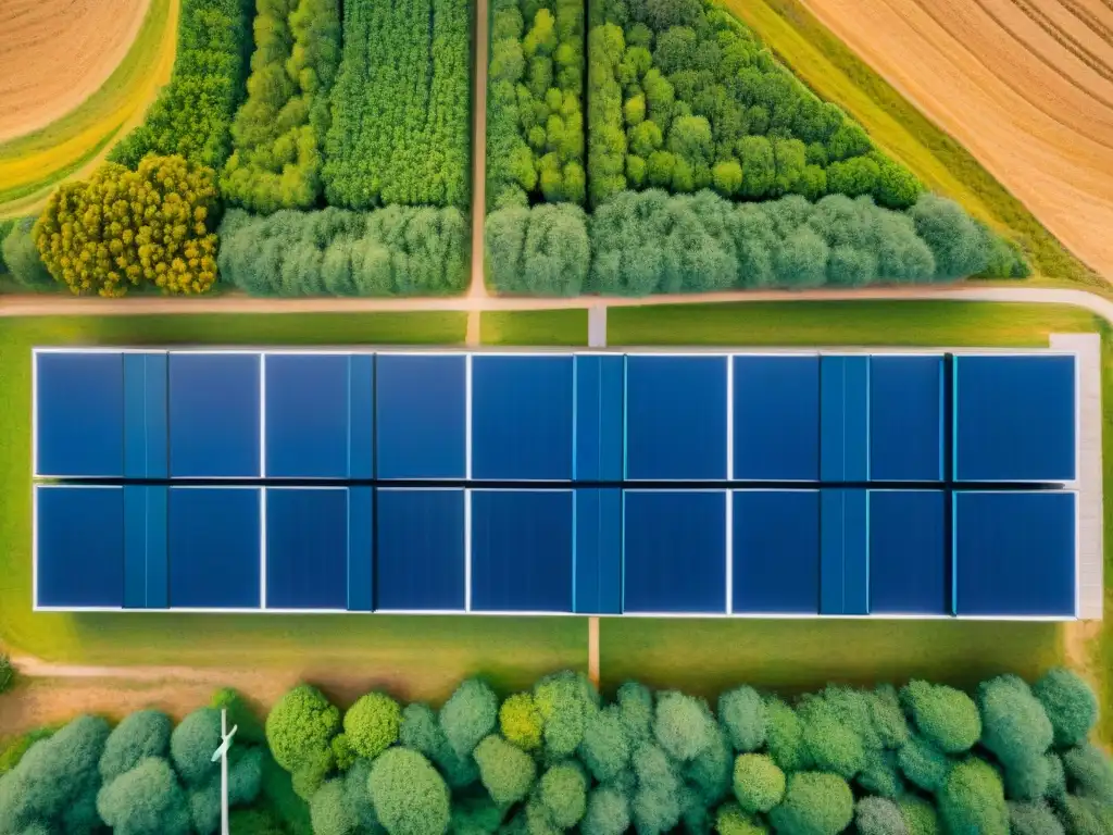 Impresionante obra de arte contemporáneo uruguayo con paneles solares integrados, reflejando innovación y sostenibilidad