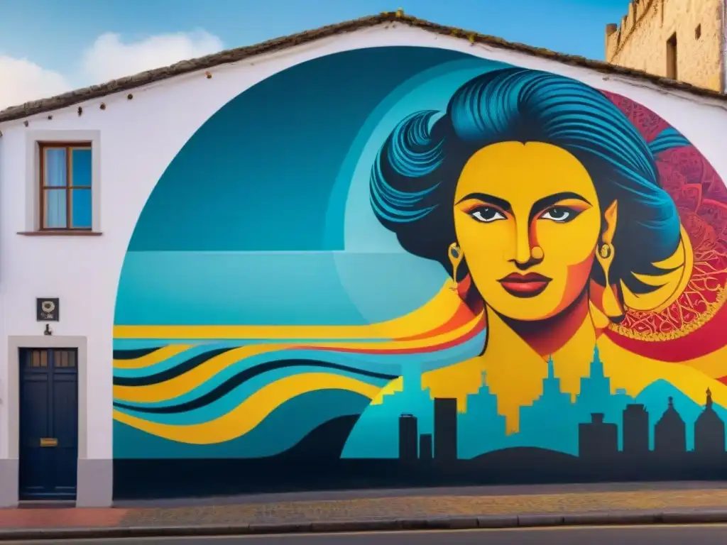 Mural en Uruguay de artistas uruguayos, arte contemporáneo y cambio social uniéndose en una vibrante obra comunitaria