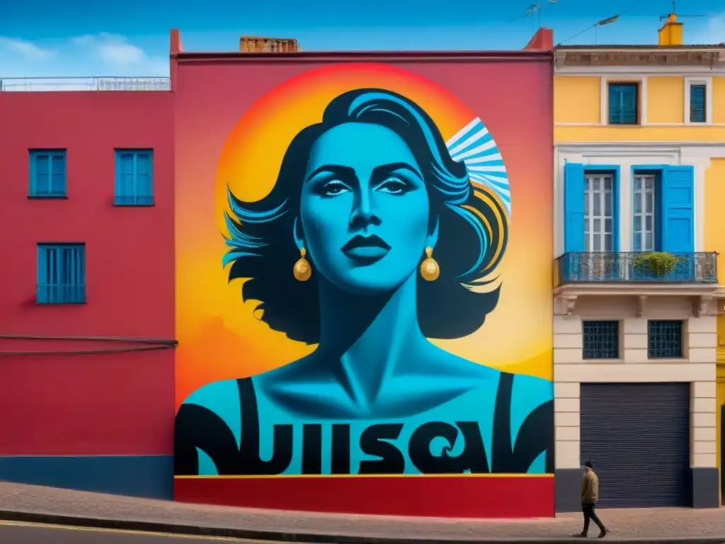 Mural callejero en Montevideo, Uruguay: Arte contemporáneo con impacto cultural