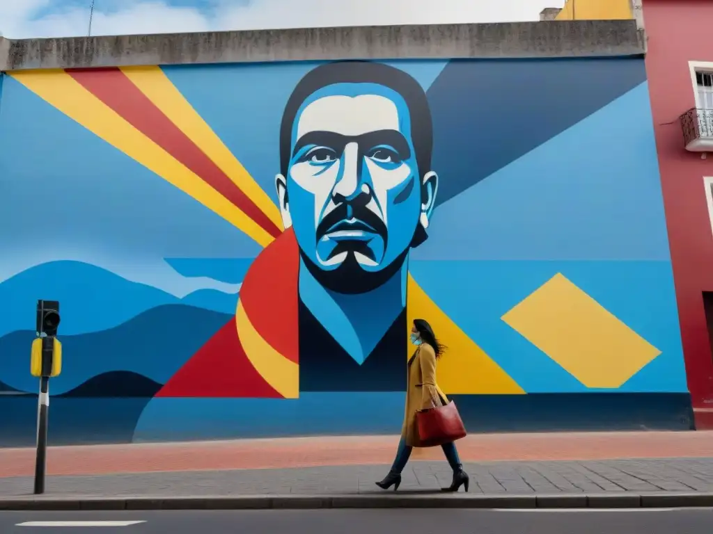 Un mural callejero vibrante en Montevideo con impacto cultural y arte contemporáneo en Uruguay