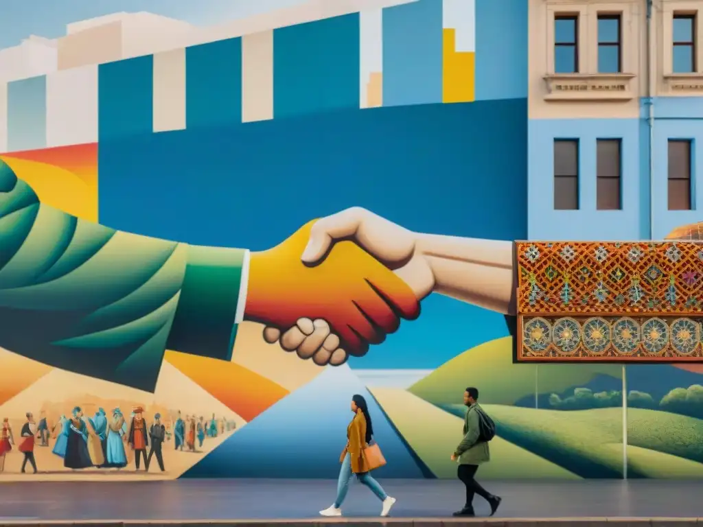 Mural urbano en Montevideo: arte contemporáneo Uruguay, inclusión social