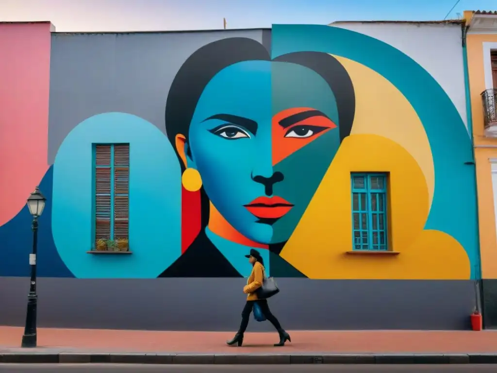 Mural vibrante en Montevideo: unión y armonía entre diversas culturas con impacto político en arte contemporáneo uruguayo