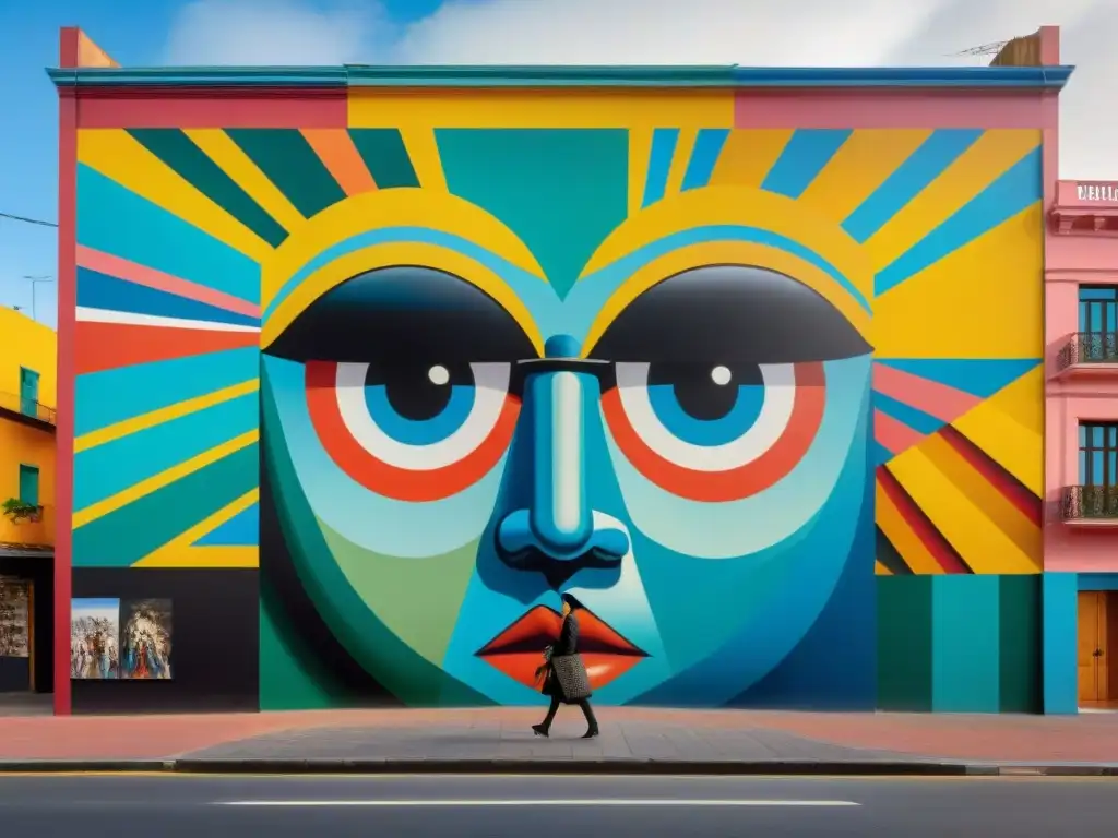 Un mural vibrante de arte contemporáneo en Montevideo, Uruguay: coleccionismo mundial