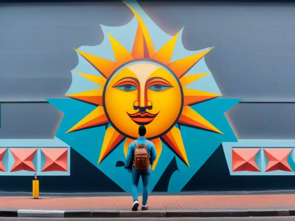 Un mural vibrante en Montevideo: Arte contemporáneo Uruguay