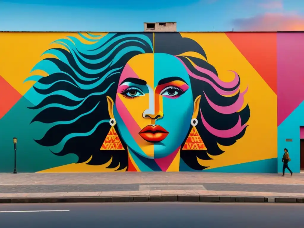 Un mural vibrante en Montevideo celebra la fuerza y creatividad de mujeres artistas contemporáneas Uruguay