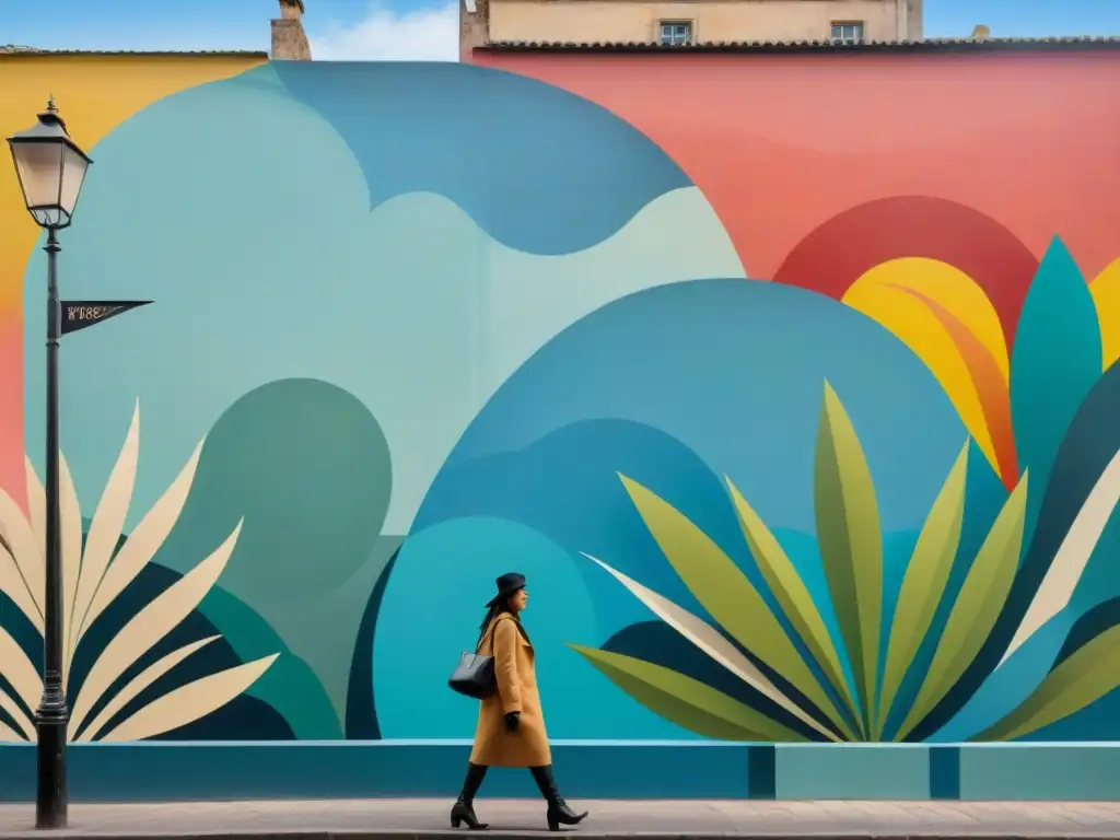 Un mural vibrante en Montevideo con movimientos artísticos uruguayos innovadores
