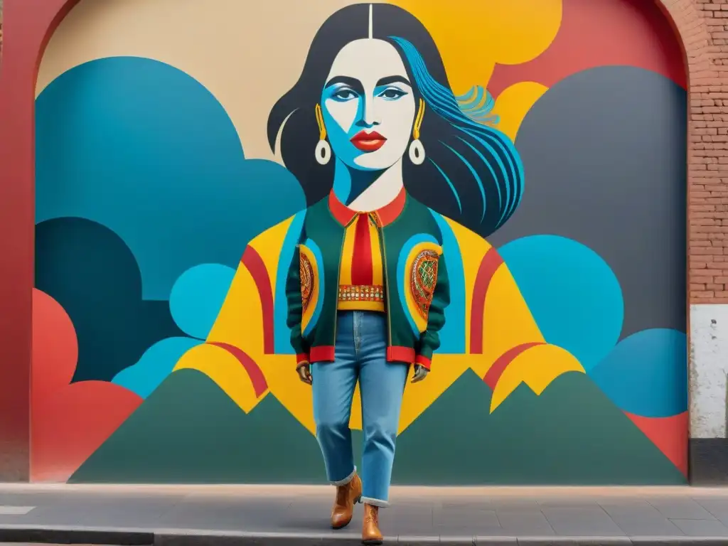 Murales vibrantes que reflejan la transformación del arte contemporáneo uruguayo con colores audaces y formas abstractas