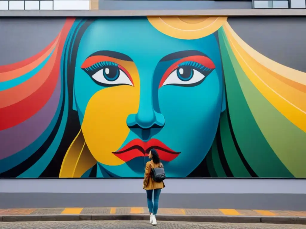 Murales vibrantes de artistas emergentes en Uruguay, fusionando arte tradicional y contemporáneo