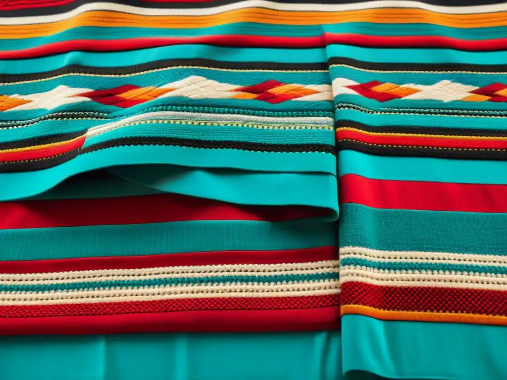 Obra textil uruguaya: fusión de tradición e innovación en vibrantes colores y patrones intrincados