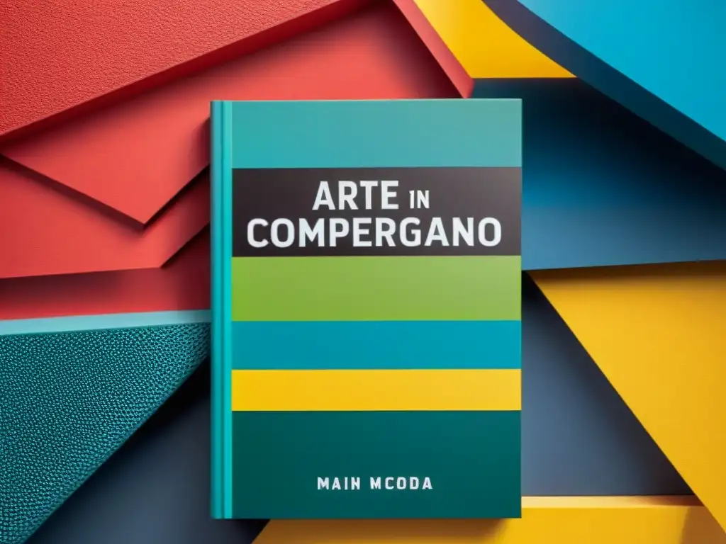 Portada vibrante y moderna de libro con formas geométricas abstractas en colores primarios, representativos del arte contemporáneo en Uruguay