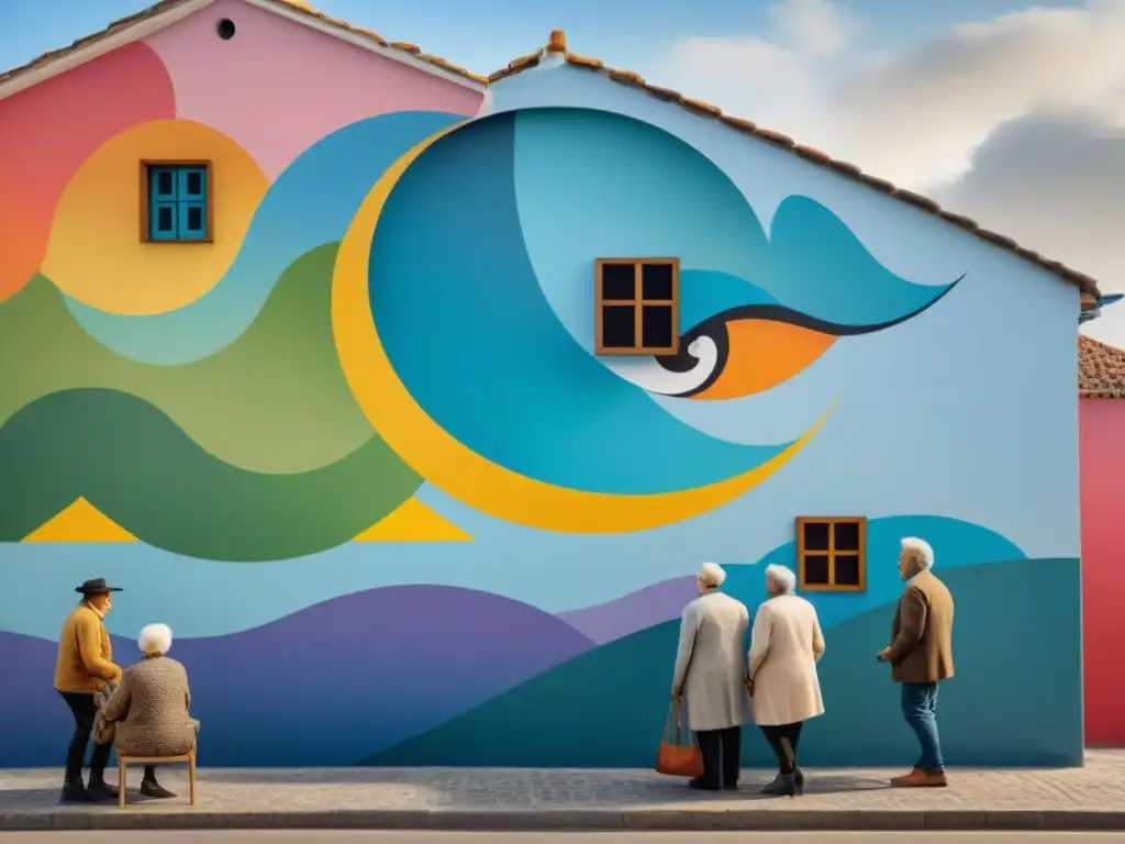 Proyecto de arte contemporáneo en Uruguay une generaciones a través de mural vibrante en la ciudad