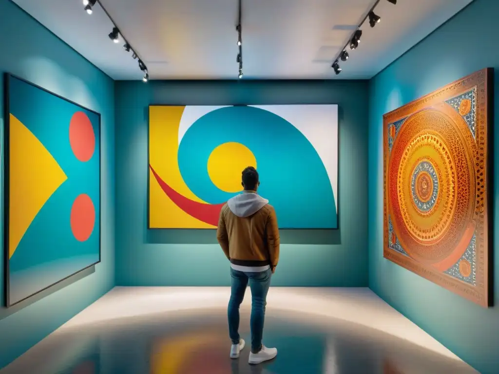 Explora el valor del arte contemporáneo en Uruguay a través de una exhibición vibrante y colorida