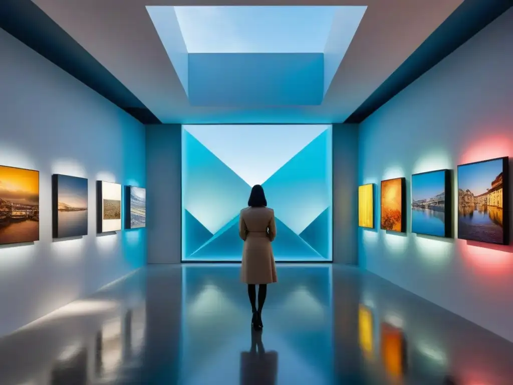 Vibrante galería de arte contemporáneo en Uruguay, fusionando tecnología e innovación