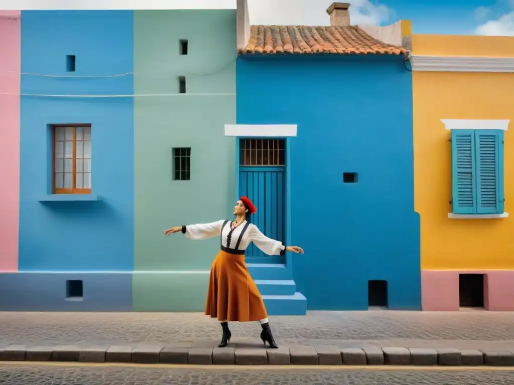 Un vibrante escenario de arte performance contemporáneo en Uruguay, fusionando tradición y creatividad