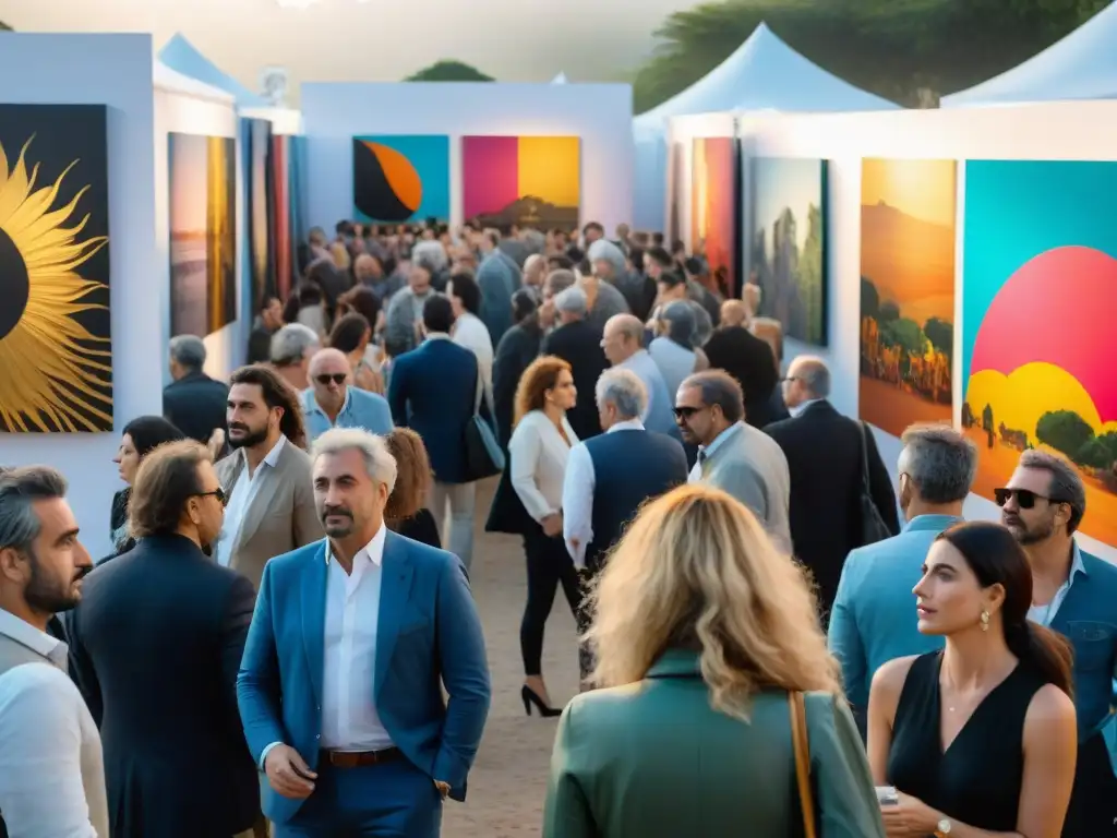 Una vibrante feria de arte en Uruguay, con obras contemporáneas de artistas locales e internacionales