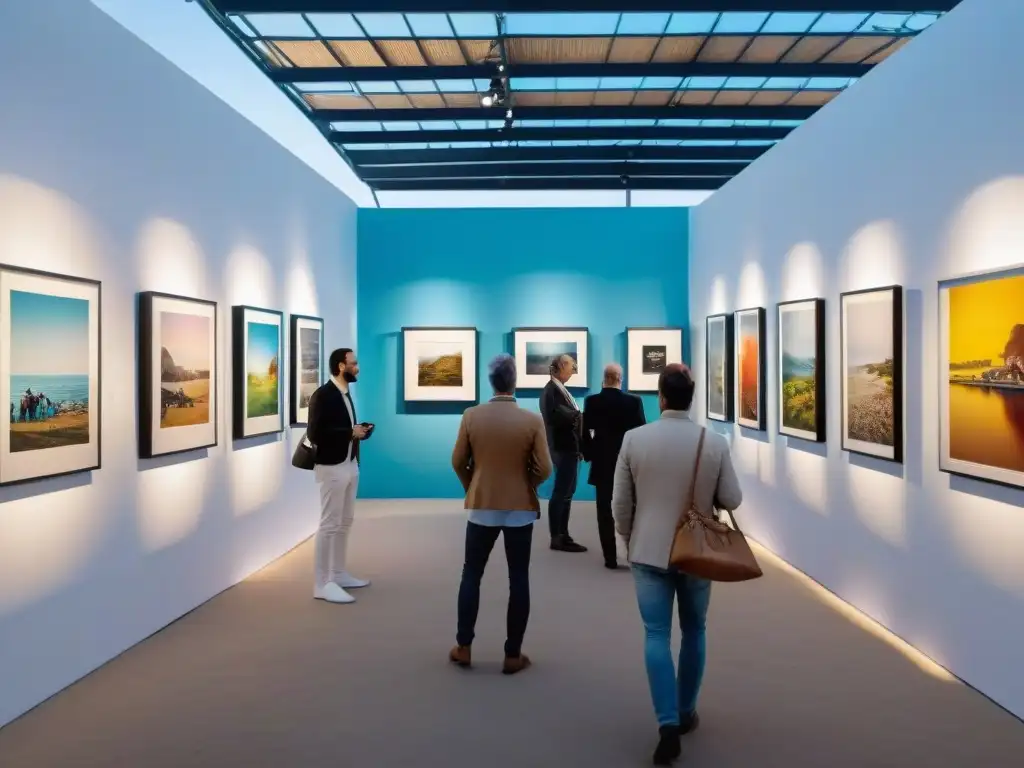 Vibrante feria de arte en Uruguay con obras contemporáneas en modernos stands