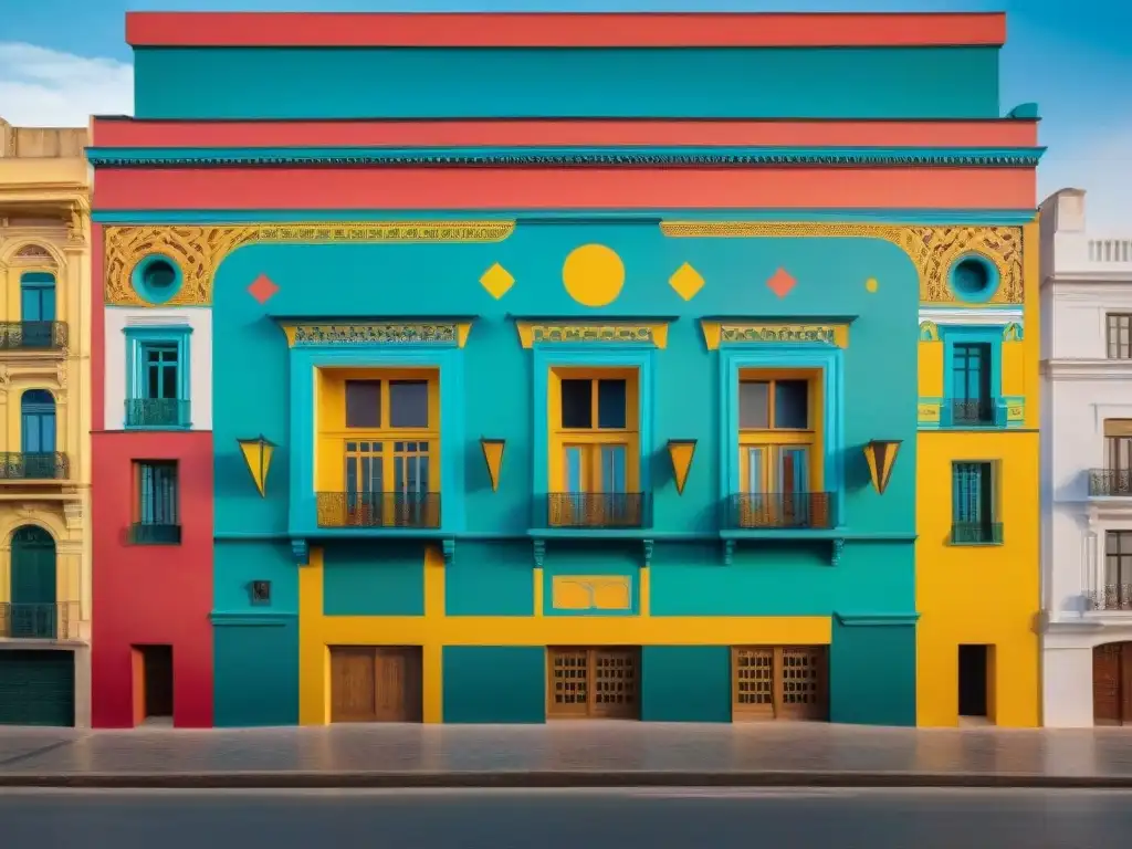 Un vibrante mural en Montevideo fusiona arte tradicional y moderno, reflejando el impacto cultural del arte contemporáneo uruguayo