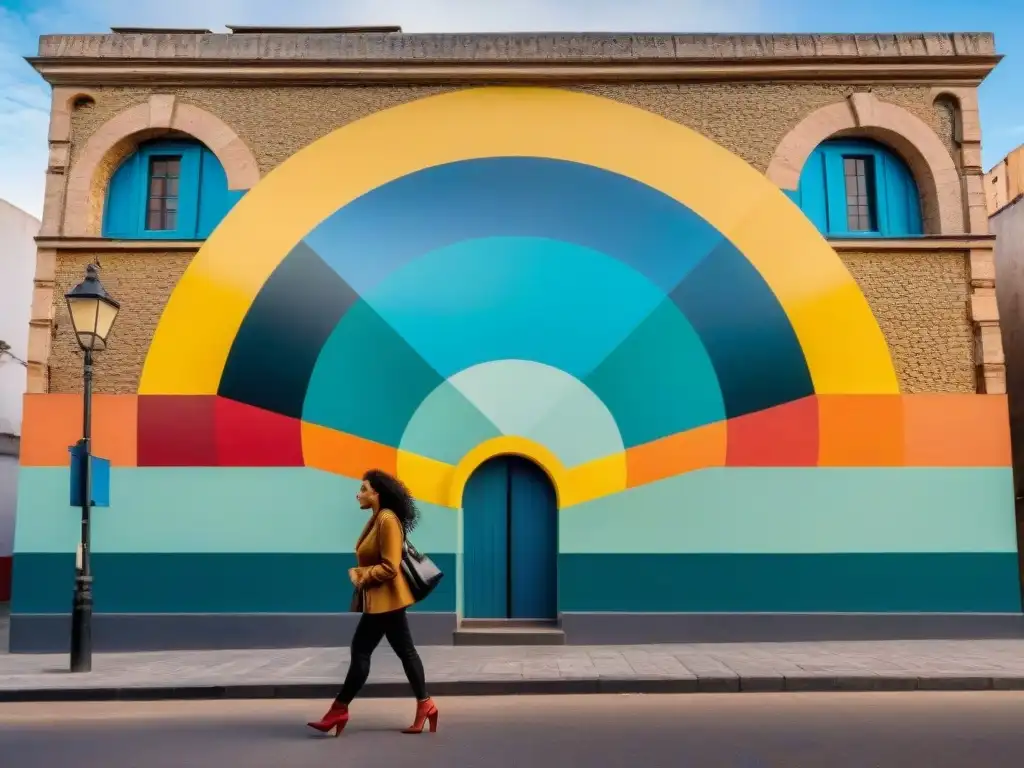 Un vibrante mural en Montevideo que representa la diversidad cultural en arte contemporáneo