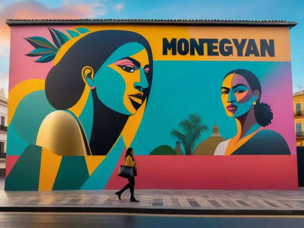 Un vibrante mural en Montevideo celebra la diversidad y empoderamiento de mujeres en el arte contemporáneo uruguayo feminista